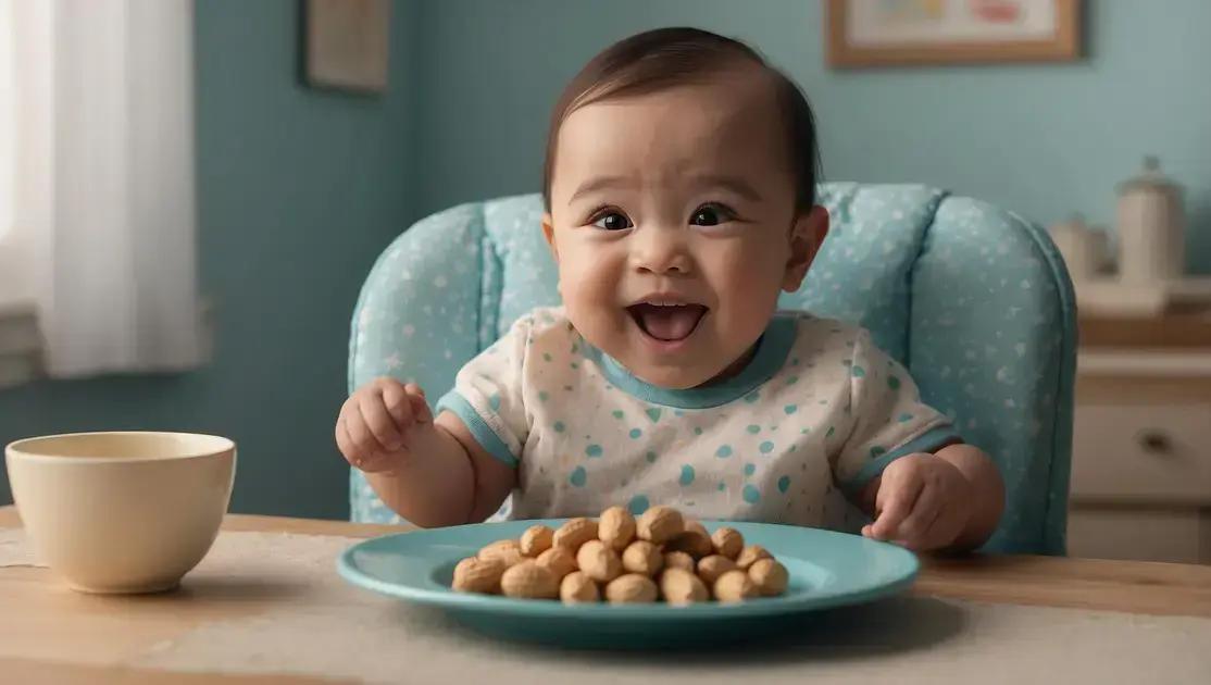 Alergias a Amendoim Caem 77% com Dieta de Bebês