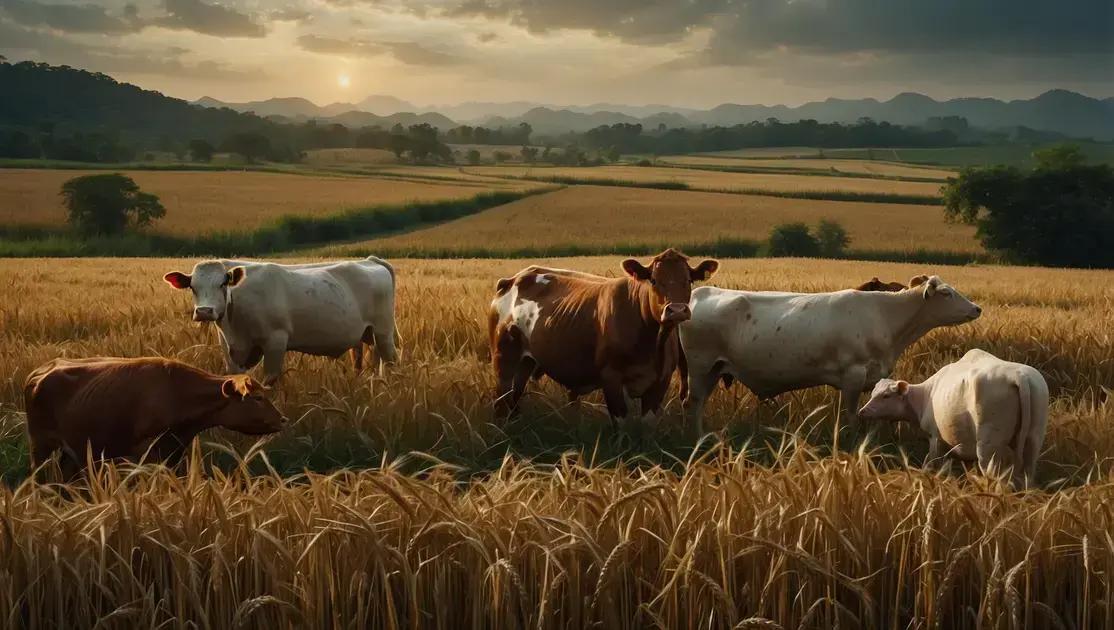 75% da Comida do Mundo Vem de Apenas 12 Plantas e 5 Animais