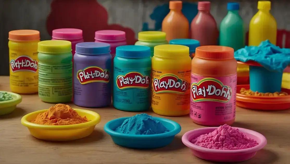 A Incrível História do Play-Doh: De Limpador de Papel de Parede a Brinquedo