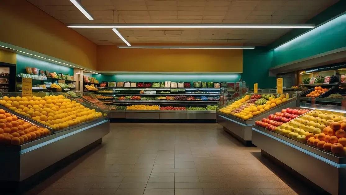 Como Supermercados Usam Frutas na Entrada para Vender Mais