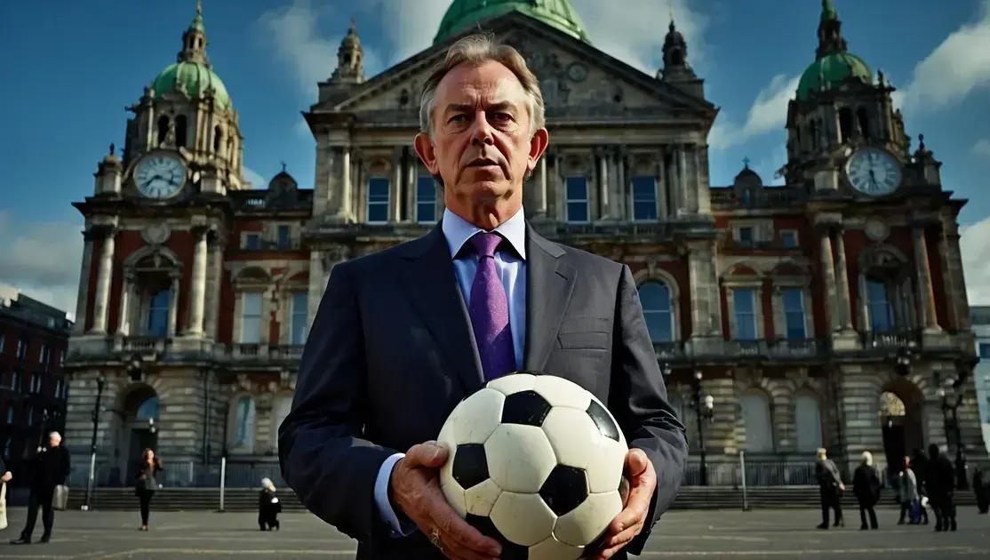 Como Tony Blair Queria Levar um Time de Futebol para Belfast