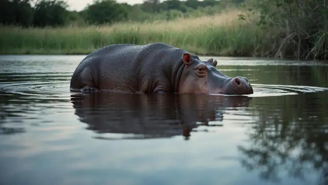 Descubra o Reflexo Surpreendente dos Hipopótamos ao Dormir