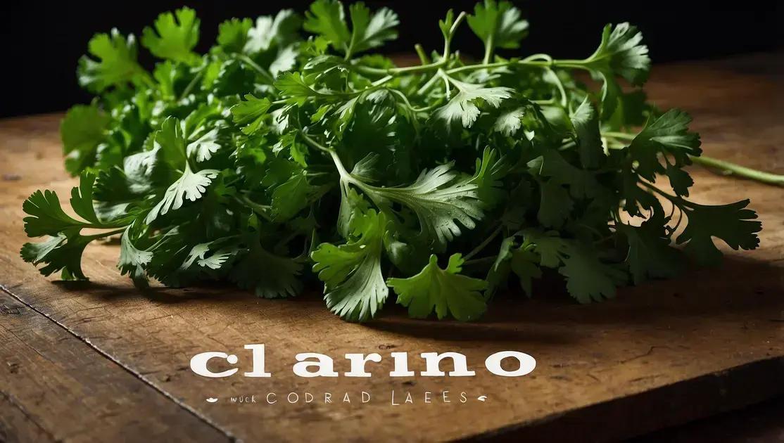 TIL: Cilantro e Coentro São a Mesma Coisa