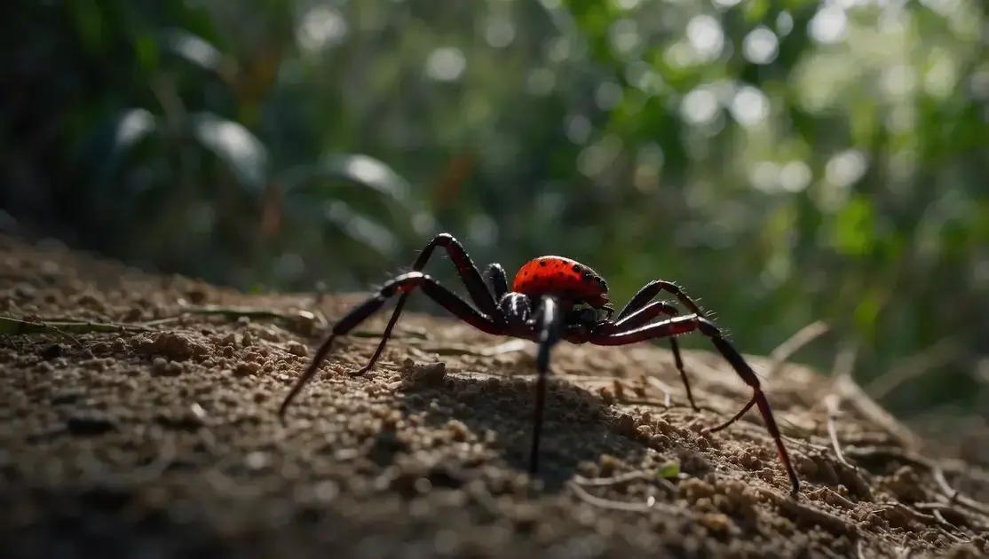 TIL: Males de Aranha Redback se Sacrificam Durante o Sexo