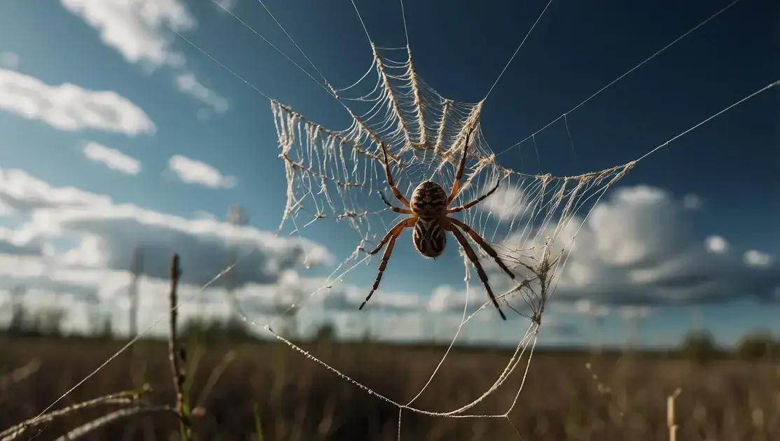 Como Aranhas Voam Usando Eletricidade: O Processo de Ballooning