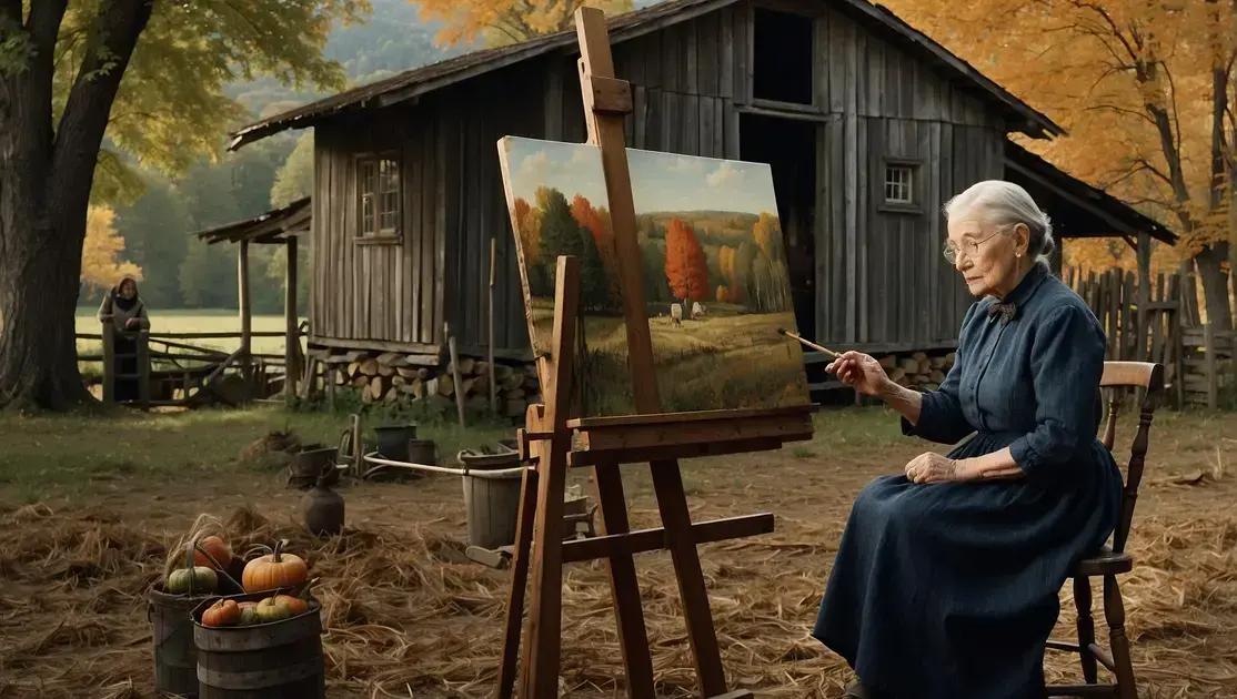 Descubra a História de Grandma Moses: Nascida Antes da Guerra Civil