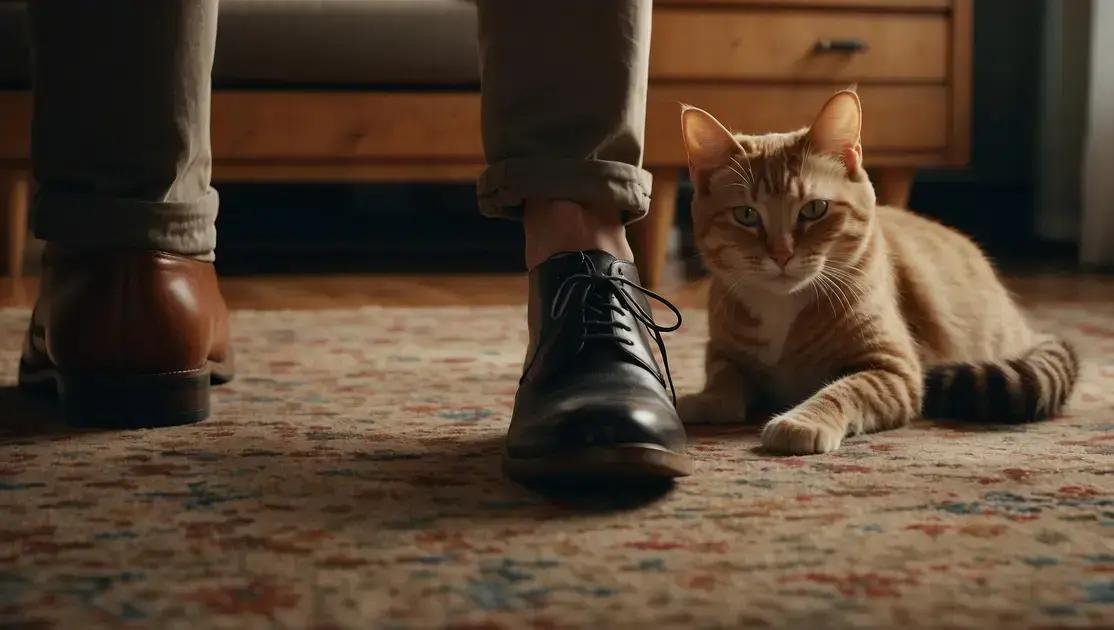 Descubra por que os gatos amam nossos pés e calçados