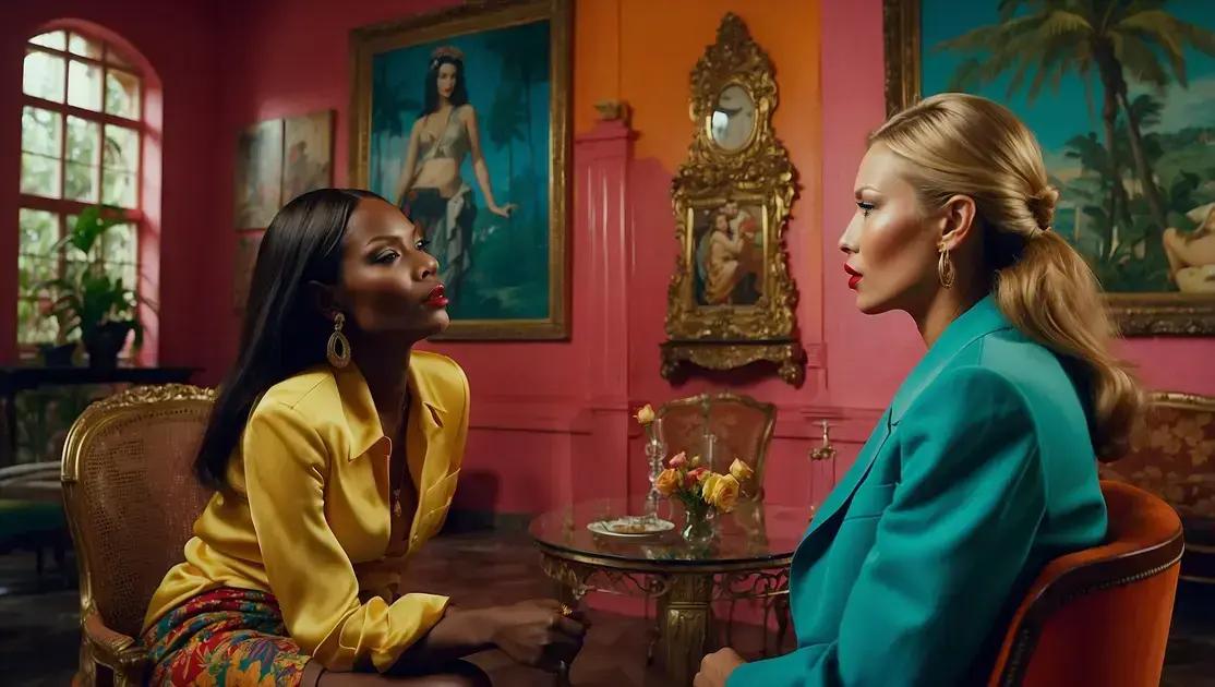 Kate Moss e Naomi Campbell: Encontro Inusitado com Fidel Castro