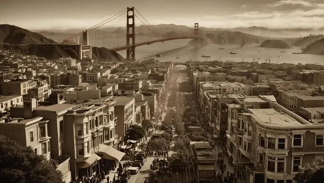 TIL: A População de San Francisco Cresceu de 200 para 36.000 em 6 Anos