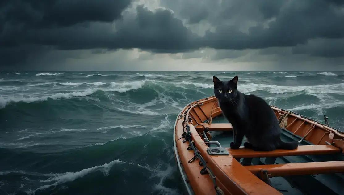TIL: O Gato Blackie Sobreviveu ao Naufrágio do HMS Prince of Wales