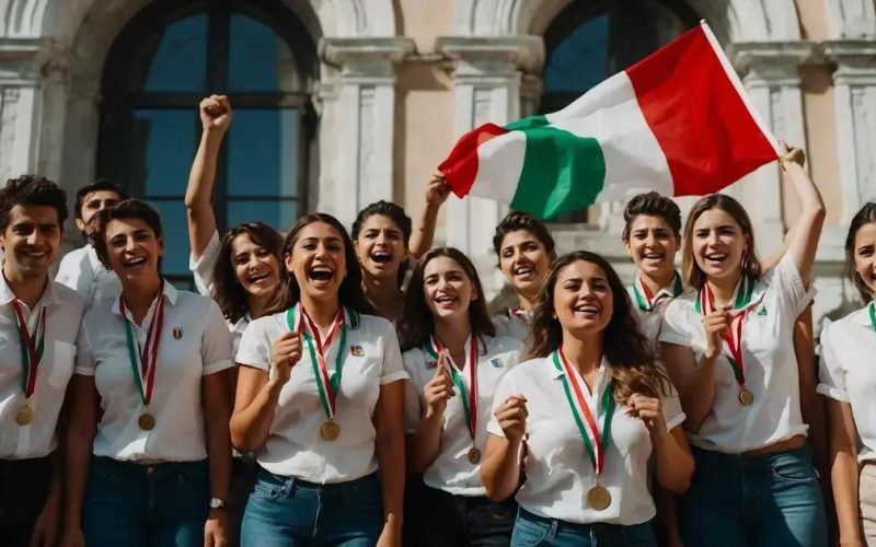 25 Estudantes de Destaque da Itália Recebem Medalha do Presidente