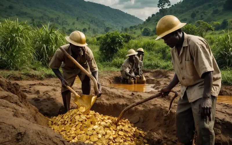 31 Milhões de Toneladas de Ouro Descobertos em Uganda em 2022
