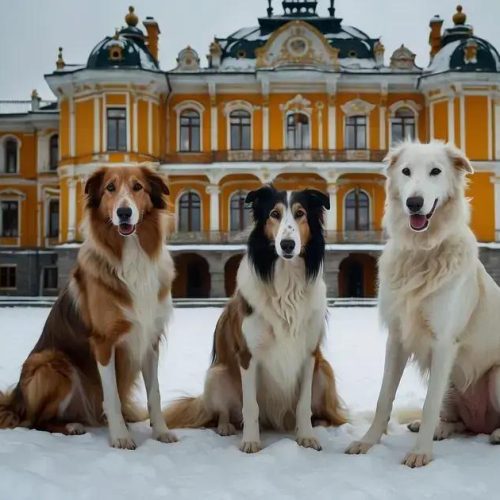 A História Fascinante dos Cães Borzoi: Presentes do Tsar