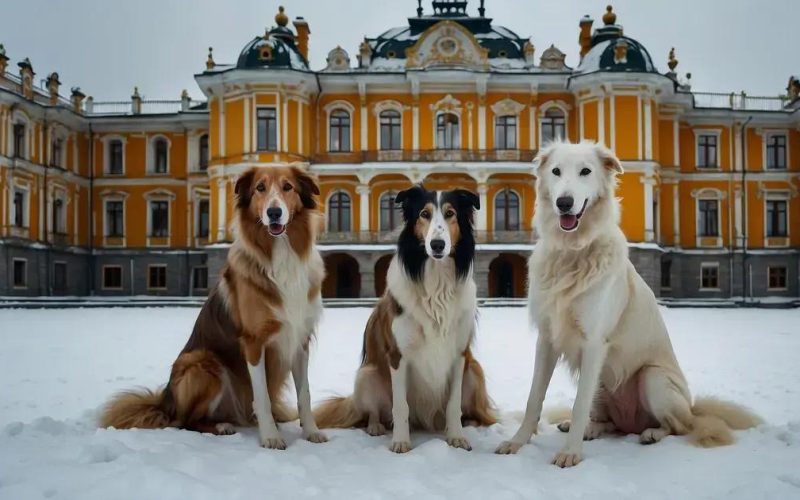 A História Fascinante dos Cães Borzoi: Presentes do Tsar