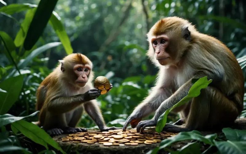 Como Macacos Aprenderam Sobre Dinheiro e a Primeira Macaca Prostituta
