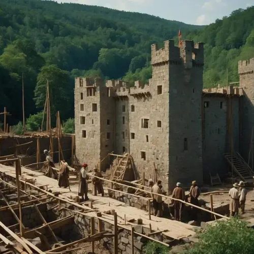 Descubra o Castelo Medieval que Está Sendo Construído Desde 1997