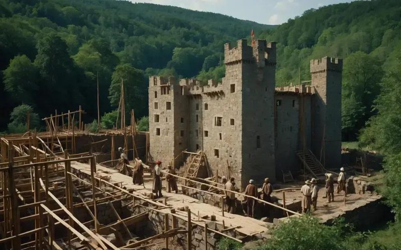 Descubra o Castelo Medieval que Está Sendo Construído Desde 1997