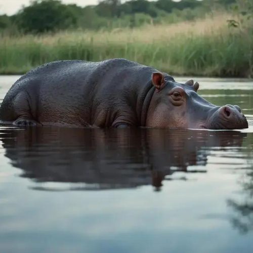 Descubra o Reflexo Surpreendente dos Hipopótamos ao Dormir