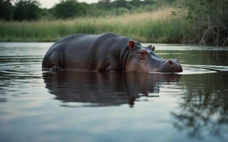 Descubra o Reflexo Surpreendente dos Hipopótamos ao Dormir