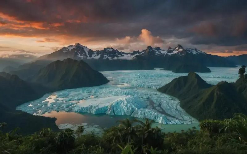 Descubra o Último Glaciar da Papua Indonésia