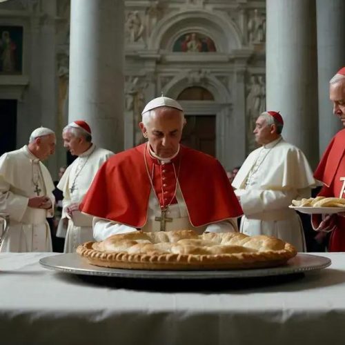 Descubra por que frangos inteiros e tortas cobertas são proibidos no conclave papal