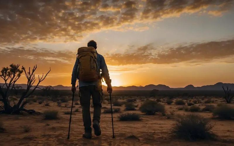 Incrível: Homem Australiano Caminha 120km no Outback