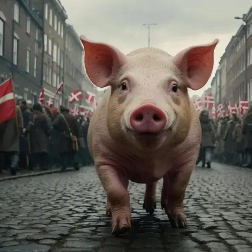 O Curioso Caso do Porco de Protesto Dinamarquês