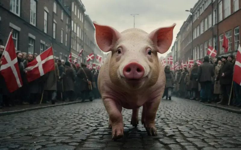 O Curioso Caso do Porco de Protesto Dinamarquês