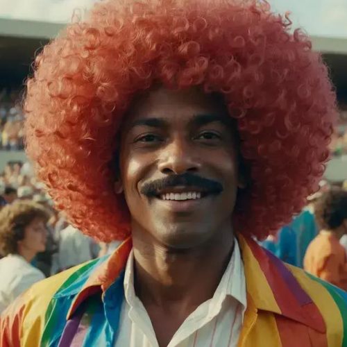 TIL: A Vida Incrível de Rollen Stewart, o 'Homem Arco-Íris'