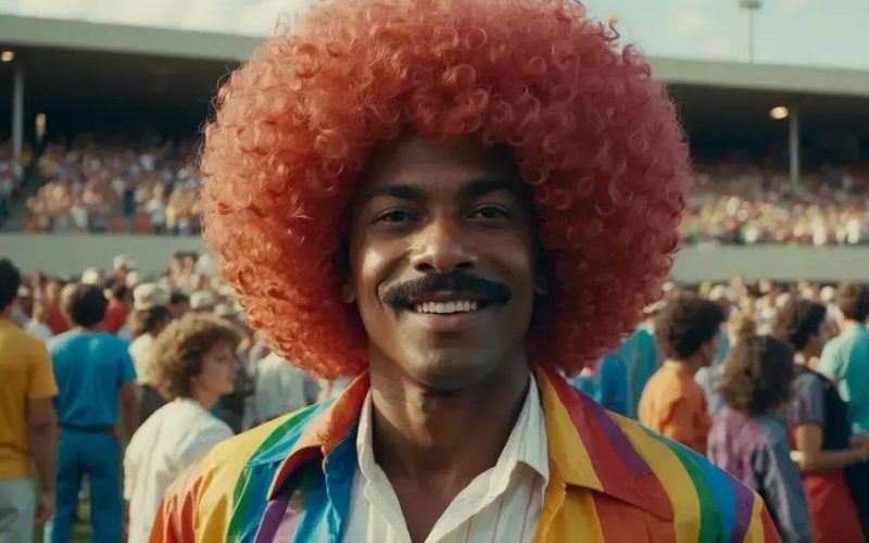 TIL: A Vida Incrível de Rollen Stewart, o 'Homem Arco-Íris'