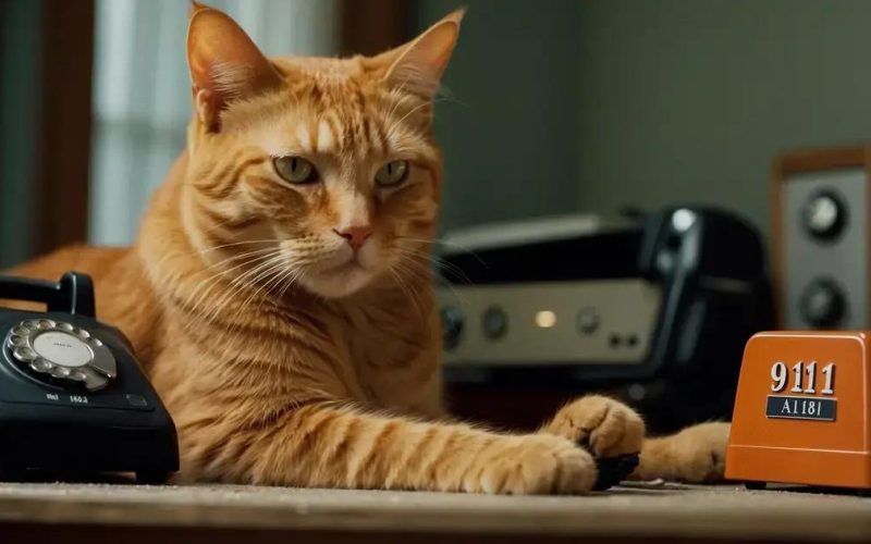 TIL: Gato Tommy Chamou 911 para Ajudar Seu Dono