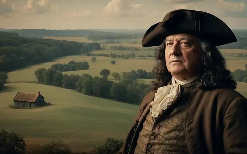 TIL: William Penn e sua Propriedade de 45.000 Milhas